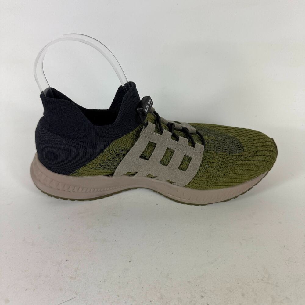 UYN Nature Tune Trainers Sneaker Womens size 7 Sage Carbon Slip On Low Top Shoes - Picture 3 of 10